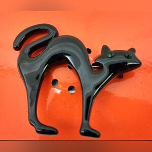 Black Cat Brooch Jewelry Pin